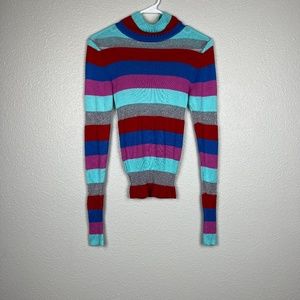 Urban Outfitters Turtle Neck Open Knit Sweater Top